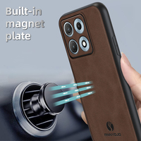 Funda Protectora de Piel Sintética de Oveja para Motorola Moto Edge 70 Pro, Edge70 Max, 60 Fusion, 50 Ultra, X70, Resistente a Impactos