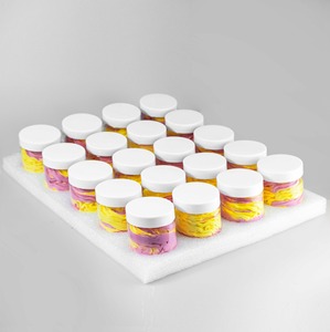 Tùy Chỉnh Hai-Màu Kem Xà Phòng Giữ Ẩm Cơ Thể Đa-Màu Hoa Xà Phòng Spa Tắm Tẩy Tế Bào Chết Cơ Thể Chà - Product Image 3