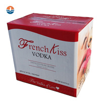 Pour Alibaba vérifié la boîte en carton ondulé recyclable de taille personnalisée du fournisseur pour l'expédition papier carton gaufrage affichage Sush