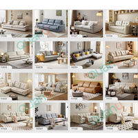111187 Canapé en tissu Quanu, chenille, modèle moderne, ensembles de canapés pour salon, ensembles de canapés en chenille pour petits espaces