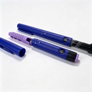 Reusable <b>Pen</b> Injector Plastic Cap Durable Glass Tube Packaging Tool Pharma Cosmetic Use <b>Refillable</b> Injection <b>Pen</b> - Product Image 6