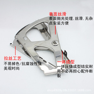 Support à chaussures rotatif incliné en acier inoxydable avec accessoires de quincaillerie pour armoire à chaussures, durable - Product Image 3