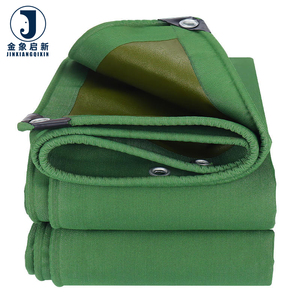 Bâche en toile tissée unie imperméable, couverture multi-usages, PVC laminé ultra-résistant, œillets renforcés, bords durables, protection UV - Product Image 1
