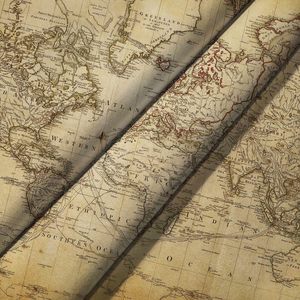 Goaok bản đồ thế giới cũ tấm thảm giáo dục cổ điển treo tường Retro bản đồ Lịch Sử Atlas phân phối địa Lý Tường - Product Image 6