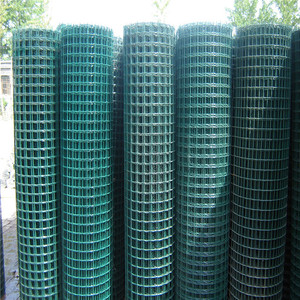 Jala kawat lasan berlapis PVC + galvanis 30m X 0.9m 1 "X 1" persegi penggunaan konstruksi jala tahan korosi - Product Image 1
