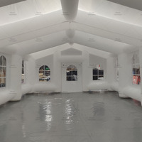 Tente de camping gonflable géante pour événements, fabriquée à Guangzhou, pour usage commercial en extérieur