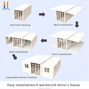 <span class=keywords><strong>Casa</strong></span> Prefabbricata Espandibile in Container da 20Ft 40Ft Facile da Costruire, <span class=keywords><strong>Casa</strong></span> Prefabbricata in Acciaio Leggero con 2, 4 o 5 Camere da Letto, <span class=keywords><strong>Casa</strong></span> Portatile - Product Image 6