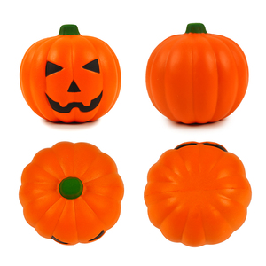 Hotsale PU Jack-o'-Lantern Pillow Halloween Party Favors Supplies Sensory Toys Great Fun Squishy Halloween Pumpkin <b>Squeeze</b> <b>Ball</b> - Product Image 6