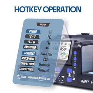 WEP 982D-III Compatible con C210 C245 Micro <span class=keywords><strong>pinzas</strong></span> 2 en 1 Estación <span class=keywords><strong>de</strong></span> soldadura <span class=keywords><strong>de</strong></span> precisión - Product Image 4