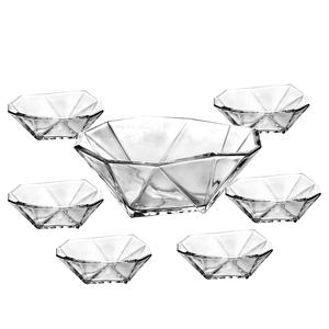 Ensemble de bols à dîner dorés de haute qualité, 7 pièces, ensemble de bols à crème glacée avec <span class=keywords><strong>pied</strong></span> - Product Image 5