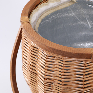 Oem barato <span class=keywords><strong>de</strong></span> almacenamiento <span class=keywords><strong>de</strong></span> mimbre, cesta <span class=keywords><strong>de</strong></span> Picnic para uso en el <span class=keywords><strong>hogar</strong></span> con <span class=keywords><strong>bolsa</strong></span> - Product Image 4
