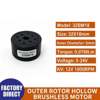 Moteur CC sans balais à rotor externe de haute précision, série LH, grand couple, étanche, pour appareils électroménagers, robotique et AGV
