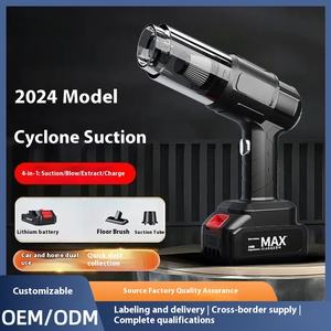 Aspirador de Pó Ultra-Poderoso de Dupla Função para Casa e Carro, Design Portátil com Carregamento Sem Fio, Sucção Forte, Pequeno e Conveniente, 2.5L - Product Image 4