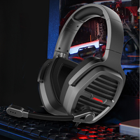 Casque de jeu PC son surround 7.1, casque de jeu avec micro antibruit et lumière LED pour PC, PS4