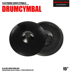 PD Black Silicone pratos de tambor eletrônico <span class=keywords><strong>OEM</strong></span> polegadas | Desempenho profissional passeio Hi-Hat Set | China fez acessórios de tambor - Product Image 4