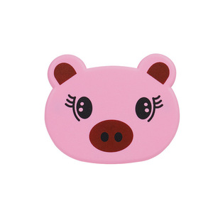 Mesa plegable para asiento de coche con diseño de cerdito rosa para niños, material PP, portavasos con almacenamiento para tazas y platos - Product Image 1