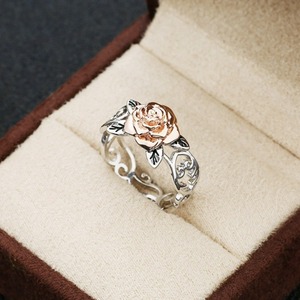 Anello esagerato a forma di fiore, gioielli retrò da donna per tutti i giorni, idee regalo - Product Image 6