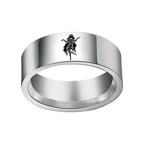 Venta al por mayor anillos de acero inoxidable estilo del zodiaco de moda para hombres <span class=keywords><strong>y</strong></span> mujeres perfecto estilo Ins parejas regalo - Product Image 2