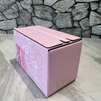 Boîtes en carton ondulé colorées personnalisées en gros avec bandes de déchirement et logos pour l'emballage d'électronique et d'équipements électriques