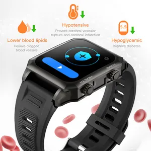 Vf900 Medisch Horloge Bloeddruk Ecg Smart Watch Draagbare Apparaten Reloj Laserbehandeling Smartwatch Polshorloges
