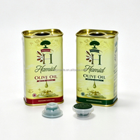 Boîte en fer blanc personnalisée de 100/150/175/200/250 ml pour huile d'olive, huile de truffe, huile de citron, huile de noix, huile d'avocat, huile de piment, emballage cadeau haut de gamme