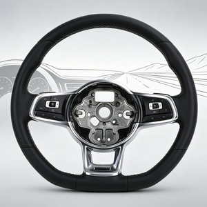 Volante de Cuero de Calidad de Fabricante para Volkswagen 7.5R R7 6R MK5 MK7.5 MK4 <span class=keywords><strong>R</strong></span> <span class=keywords><strong>Line</strong></span> - Product Image 4