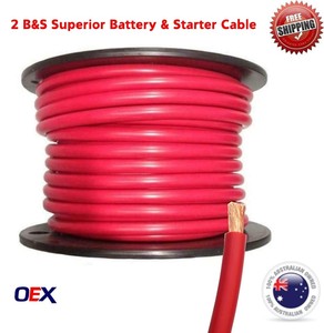 <span class=keywords><strong>OEX</strong></span> 2 Batteriekabel 190 Kupferdraht Verschiedene Längen Crimpverbinder - Product Image 1