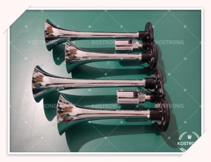 Corno <span class=keywords><strong>ad</strong></span> <span class=keywords><strong>aria</strong></span> <span class=keywords><strong>compressa</strong></span> a 2 vie 12V/24V fornitura compatibile con camion e furgoni - Product Image 3