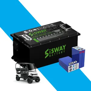 I-SWAY golf powerwall elettrico ioni di litio 48v 60V 72v 105ah batteria agli ioni di litio per golf cart LiFePo4 batterie