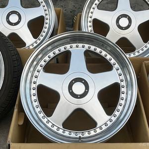 Jantes forgées 2 pièces haute résistance 6061 T6 JDM Euro Car 17 18 19 20 21 22 pouces 5x100 5x108 5x112 5x114.3 5x120 5x130 Groupe VW - Product Image 2