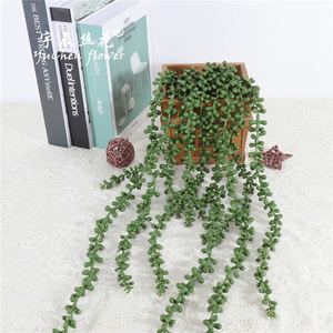 ต้นไม้ประดิษฐ์สีเขียวรูปพวงมุกจำลอง สำหรับตกแต่งผนังแขวน YC-1120 - Product Image 4