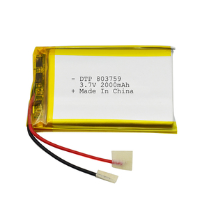 Lithium polymer rechargeable battery 3,7 v 2000mah 803759 - Product Image 6