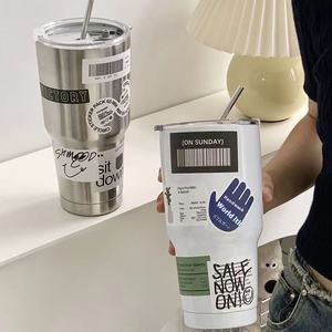 Dernière tasse à vide en acier inoxydable 304 500ml bureau boire café lait thé isolé pour voiture bureau utilisation dos école essentiels - Product Image 3