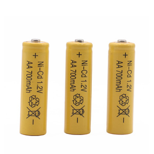 Batería Recargable Ni-CD AA de 1.2V 700mAh, NiCd 1.2V 700mAh de Capacidad Real, Libre de <span class=keywords><strong>Mercurio</strong></span>, para Lámpara <span class=keywords><strong>Solar</strong></span> de Jardín, Lámpara de Huerto - Product Image 1