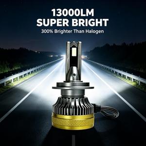 Faros Delanteros LED para Automóvil SunRise Bullet Style 9007, 12 V, 130 W, 13000 LM, 6500 K, IP68, Doble Cobre, Enchufe Canbus, Plug and Play, Ajuste Universal - Product Image 1