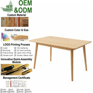 Bureau d'<span class=keywords><strong>ordinateur</strong></span> en bambou massif de conception chinoise, <span class=keywords><strong>table</strong></span> d'écriture en bambou naturel <span class=keywords><strong>pour</strong></span> petit bureau, espace de travail commercial, bureau à domicile - Product Image 1