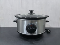 Mijoteuses Électriques Domestiques 3.5L 4.5L 6L 8L avec Couvercle en Verre Trempé Automatique 240W 320W en Acier Inoxydable