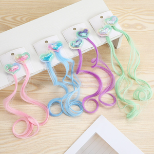 Nuove Mollette per Capelli a Forma di Cuore per Bambine, Graziose Barrette Intrecciate per Principesse, Accessori per Capelli per Bambine - Product Image 1