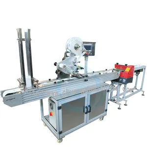 DJ:CD-20 Baby Wipe Plastic Lid Labeling Machine, baby wet wipe with plastic cover, wet tissue machine