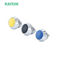 Interrupteur avec bouton-poussoir électronique de jeu momentané, 12mm, 22mm, 24v, rouge, noir, antidéflagrant, haute qualité, 1 pièce