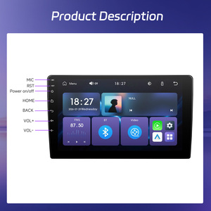 Podofo 9'' 2 Din Autoradio MP5 Lecteur Multimédia de Voiture Sans Fil Carplay&Android Auto avec YouTube BT AM/FM/RDS OEM/ODM Vente en Gros - Product Image 5