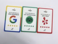 SHUZHI Programmierbare NFC-Plastikkarte mit QR-Code zum Antippen, Offsetdruck 213/215/216, Geschäftskarten mit Google-Bewertungen und Social-Media-Integration