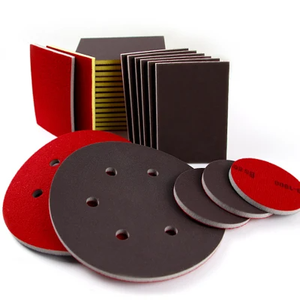 Éponge de ponçage humide et sèche pour bois, métal, cloisons sèches – Grain fin, bloc flexible en oxyde d'aluminium – Vente directe usine - Product Image 1