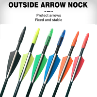 Vente directe fabricant : Flèche en fibre de verre de 6 mm pour arc classique, pointe en acier, pour tir à l'arc et chasse, vente en gros