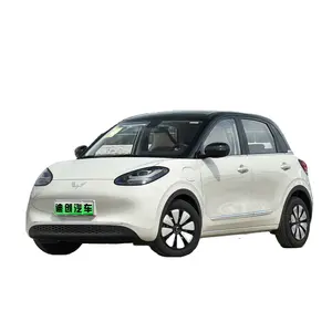 Carro elétrico Wuling Hongguang Binggo Mini usado, veículo de energia nova 4 de venda, ar condicionado elétrico para carros, van Ev