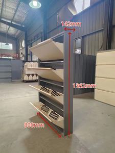 Armoire à chaussures en métal durable, portable, pliable, écologique, structure KD, montage facile, design compact, grande capacité, <span class=keywords><strong>salon</strong></span> - Product Image 2