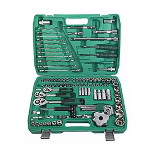 Drive Socket Set Socket Wrench Sets Mechanic Tool Kits 121-Piece Tool Set For Mechanical Repair