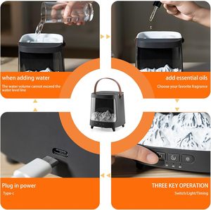 Proyector de Galaxia, Difusor de Aroma, Lámpara de Llama, Humidificador USB, Luz Ambiental de Escritorio - Product Image 6