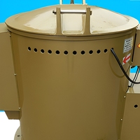Sécheur centrifuge à air chaud industriel pour déshydratation des métaux, machine de séchage et d'élimination de l'huile de type tambour, origine Chine, garantie 5 ans