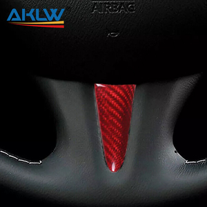 ملصقات زخرفية جزئية من ألياف الكربون الحقيقية للوحة التحكم المركزية الخلفية وعجلة القيادة لسيارات إنفينيتي Q50/Q50L/Q60 - Product Image 6